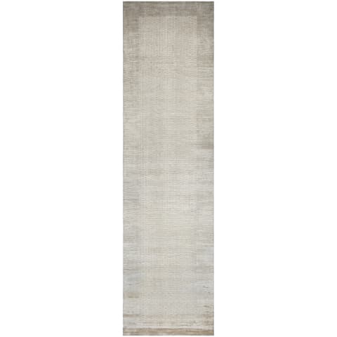 Luna Dune carpets in taupe, brown and beige, shown in a product top view as image 1