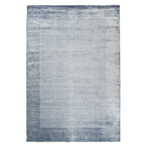 Luna Sky carpets in blue, shown in a product top view as image 1