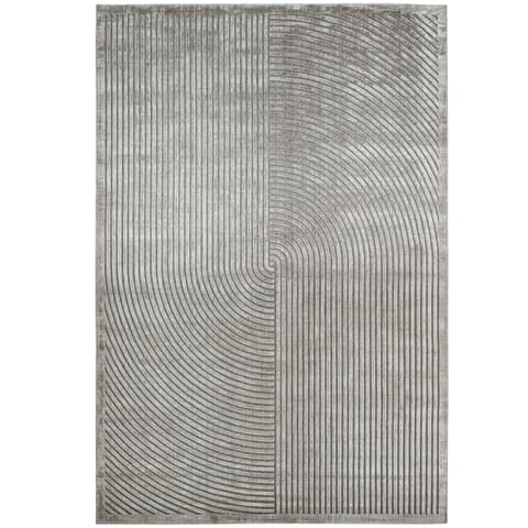 Maze Ashton carpets in grey, shown in a product top view as image 1