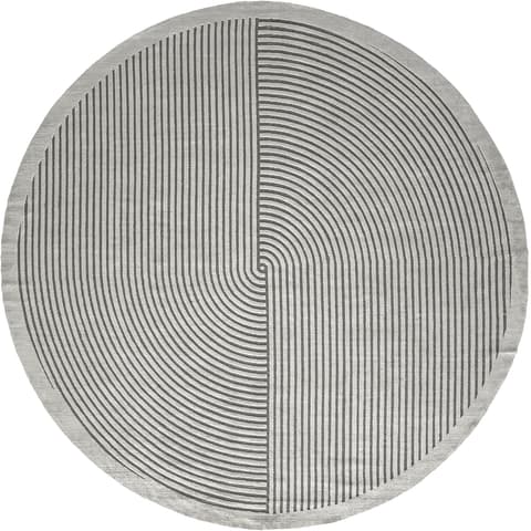 Maze Ashton carpets in grey, shown in a product top view as image 1