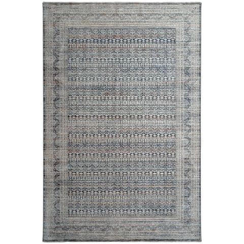Natalia Sky carpets in blue, shown in a product top view as image 1