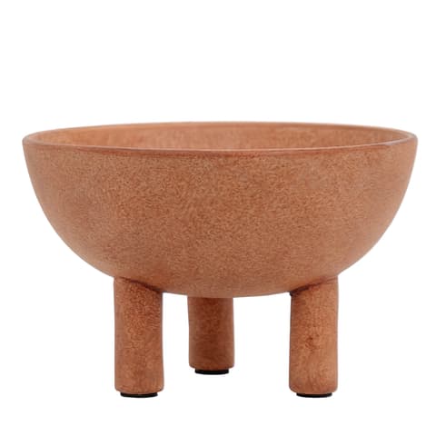 Nuva Terra bowls in orange, shown in a product front view as image 1