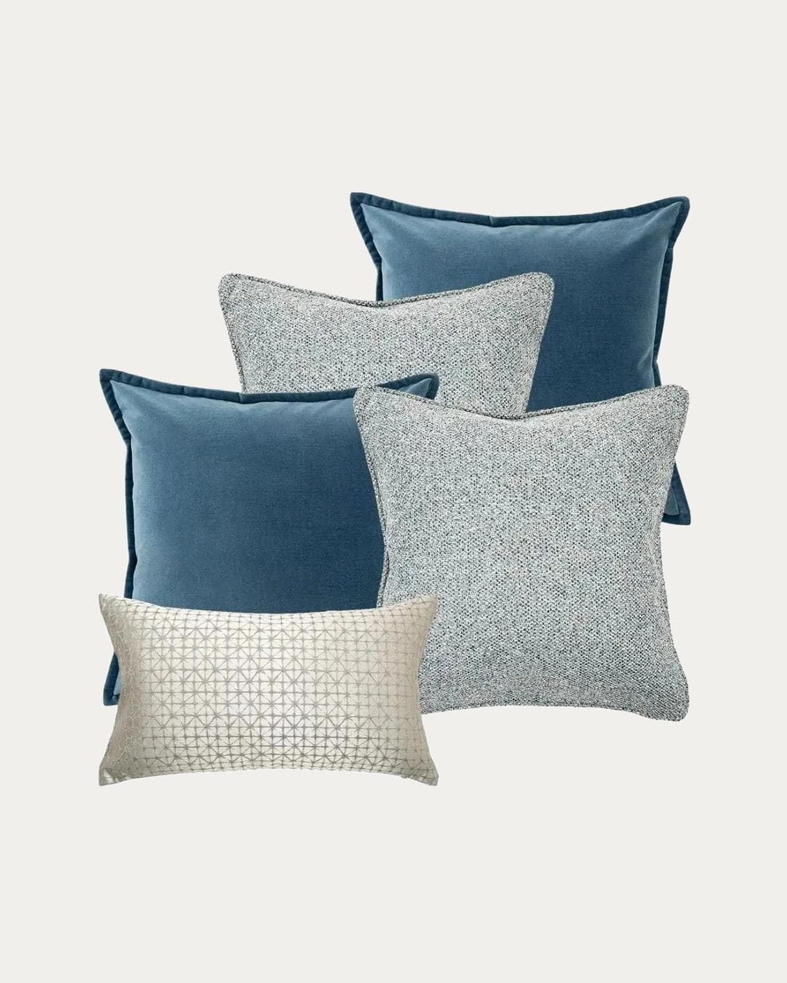 Samuel Bundle bundle - indoor in blue, silver and white, shown in a product front view as image 1