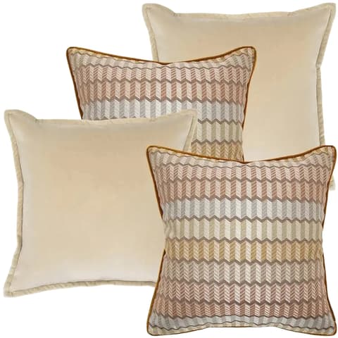 Elanor Bundle bundle - indoor in orange, yellow, beige and silver, shown in a product front view as image 1