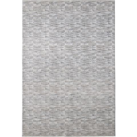 Savanna Sky carpets in blue, beige and grey, shown in a product top view as image 1