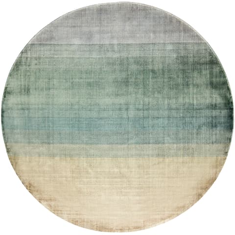 Scarlette Sage carpets in beige and green, shown in a product top view as image 1