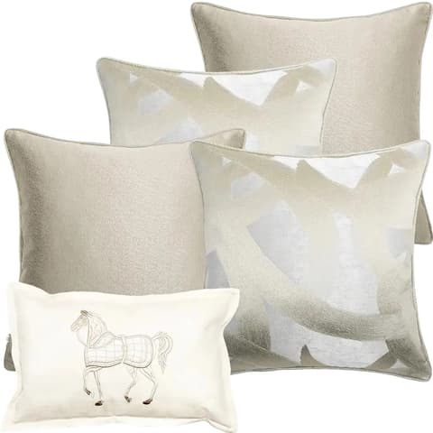 Issa Bundle bundle - indoor in gold, beige, silver and white, shown in a product front view as image 1