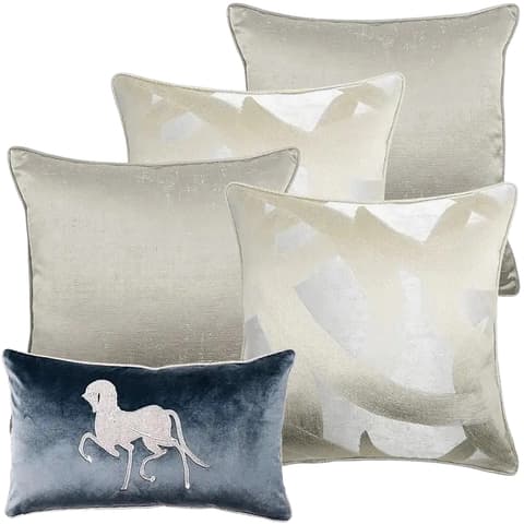 Miguel Bundle bundle - indoor in silver, beige and blue, shown in a product front view as image 1