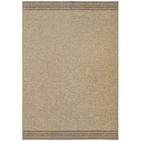 Solana Dune carpets in brown, shown in a product top view as image 1