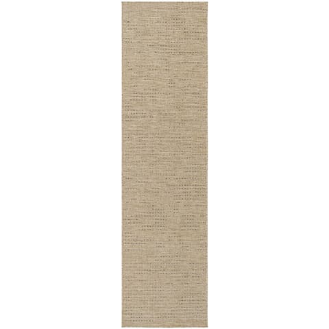 Solana Sandy carpets in brown, shown in a product top view as image 1