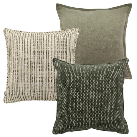 Suki Bundle bundle - indoor in green and beige, shown in a product front view as image 1