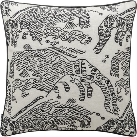 Tessa Steele single - indoor in ivory and charcoal, shown in a product front view as image 1