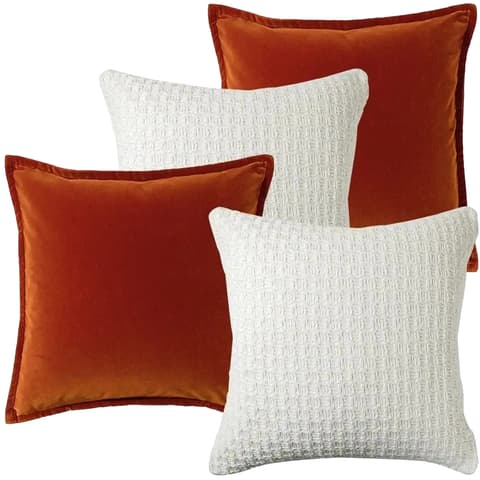 Dianne Bundle bundle - indoor in white and orange, shown in a product front view as image 1