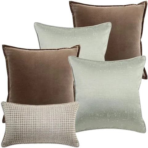 Amaris Bundle bundle - indoor in brown, green and silver, shown in a product front view as image 1