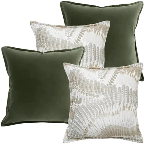 Grace Bundle bundle - indoor in green, brown and grey, shown in a product front view as image 1