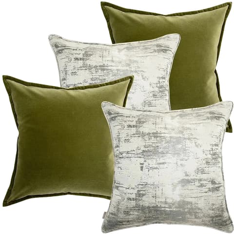 Omarie Bundle bundle - indoor in green, grey and white, shown in a product front view as image 1