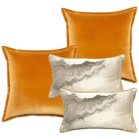 Johan Bundle bundle - indoor in orange, silver and yellow, shown in a product front view as image 1
