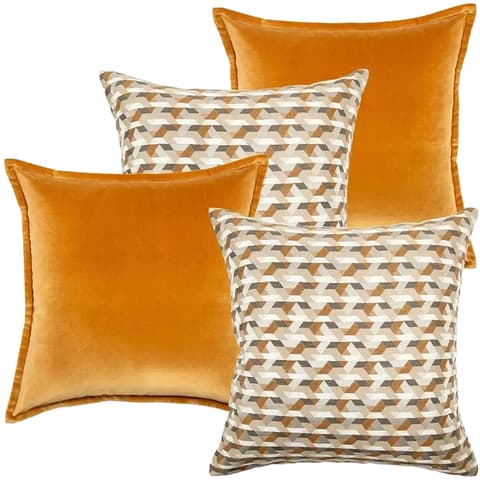 Phoebe Bundle bundle - indoor in orange and beige, shown in a product front view as image 1