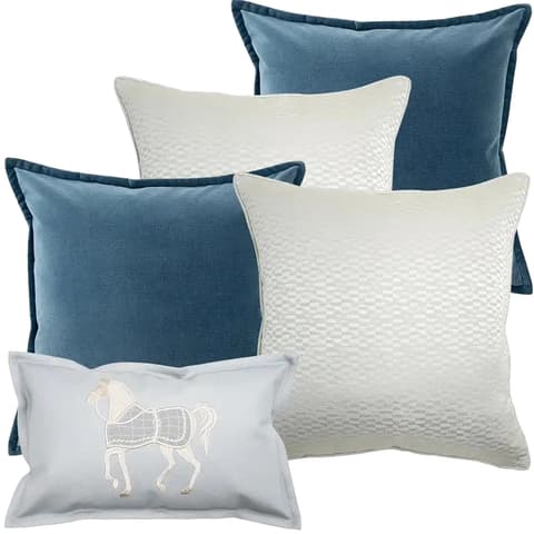 Kristal Bundle bundle - indoor in blue, silver and white, shown in a product front view as image 1