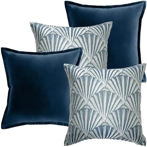 Dina Bundle bundle - indoor in royal blue, blue and silver, shown in a product front view as image 1