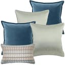 Dionisia Bundle bundle - indoor in silver, blue and green, shown in a product front view as image 1