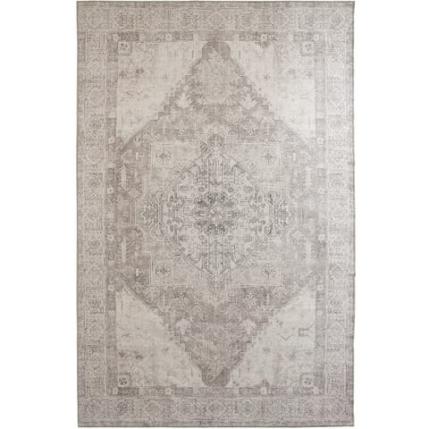 Vince Clay carpets in beige and grey, shown in a product top view as image 1
