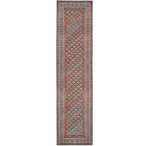 Vincent Copper carpets in taupe, orange and multicolour, shown in a product top view as image 1