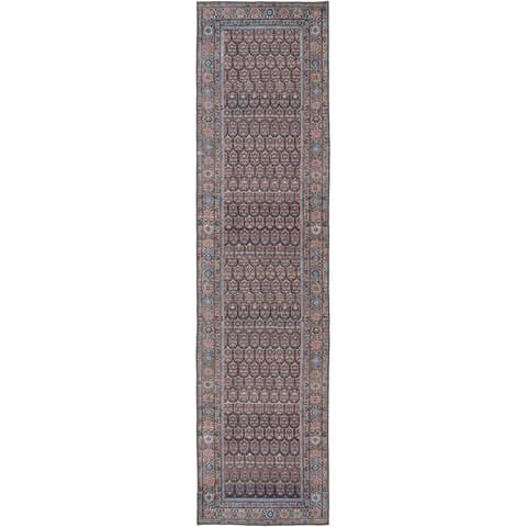 Vincent Umber carpets in red, blue and multicolour, shown in a product top view as image 1