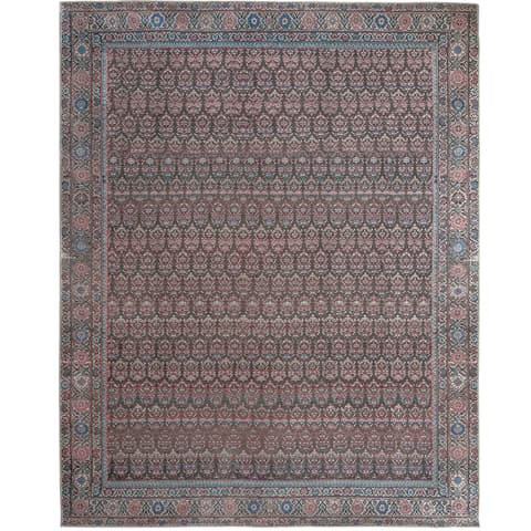 Vincent Umber carpets in red, blue and multicolour, shown in a product top view as image 1