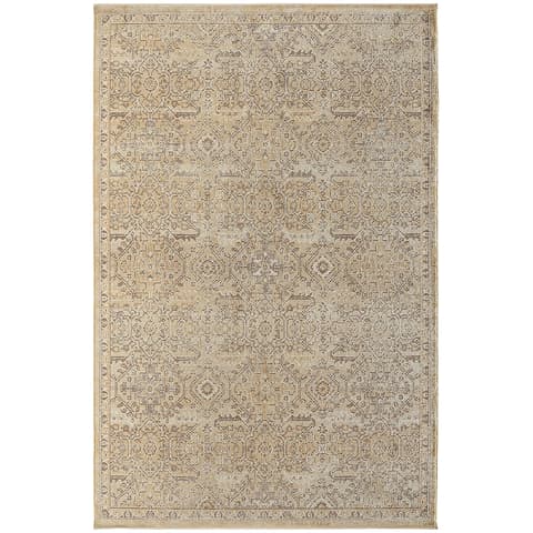 Warren Clay carpets in brown and beige, shown in a product top view as image 1