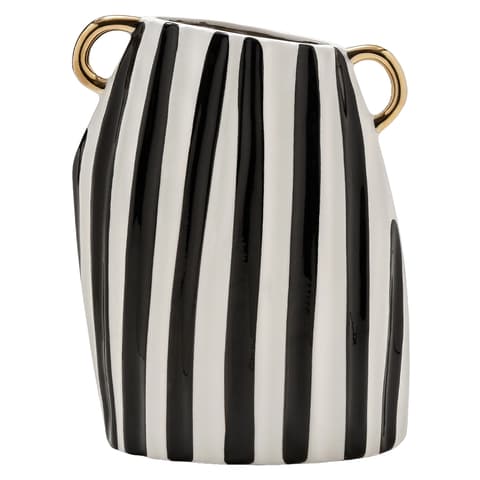 Yara Arneson vases in gold, black and white, shown in a product front view as image 1