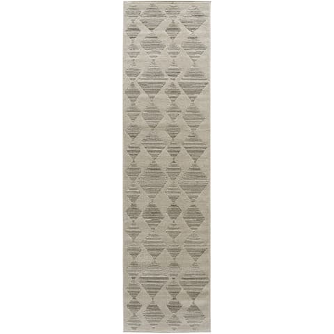 Zen Alba carpets in cream, beige and grey, shown in a product top view as image 1