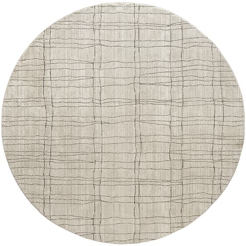 Zen Bianca carpets in charcoal and beige, shown in a product top view as image 1