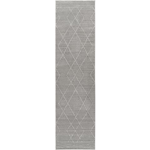 Zen Dune carpets in grey and off white, shown in a product top view as image 1
